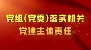 党组（党委）落实机关党建主体责任