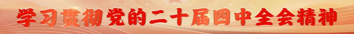 学习贯彻党的二十届四中全会精神