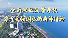 全面深化改革开放 习近平强调弘扬两种精神